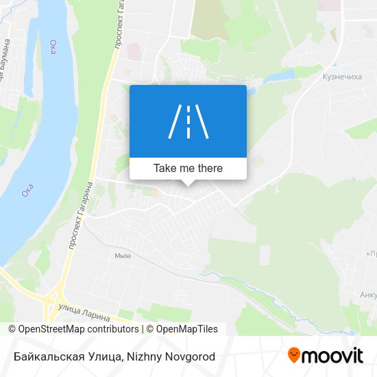 Байкальская Улица map