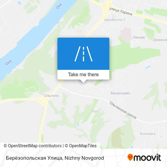 Берёзопольская Улица map