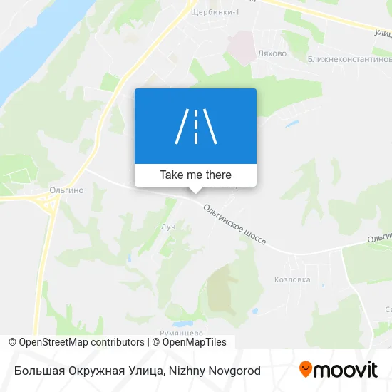 Большая Окружная Улица map