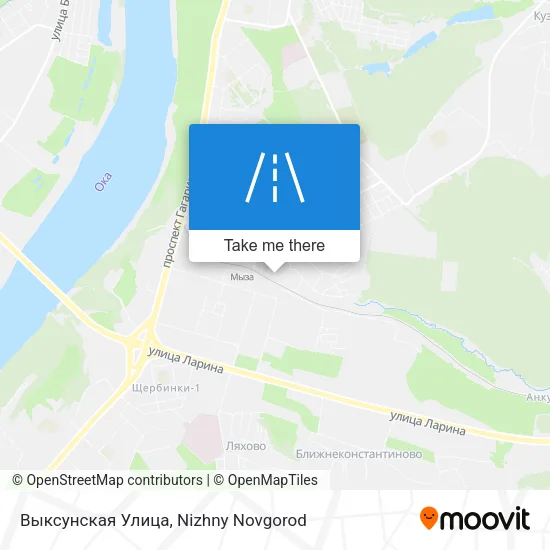 Выксунская Улица map