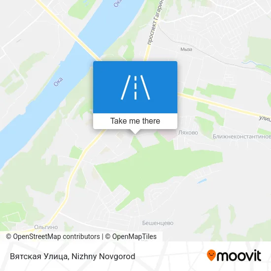Вятская Улица map