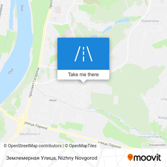 Землемерная Улица map