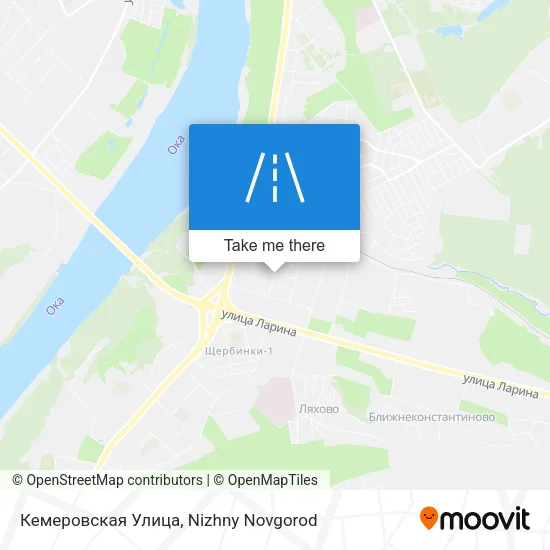 Кемеровская Улица map