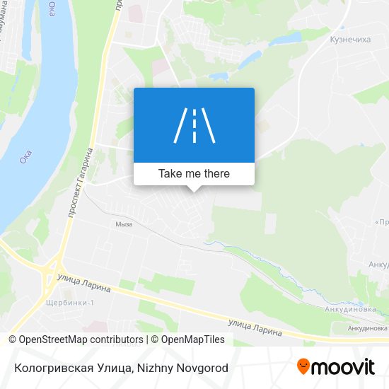 Кологривская Улица map