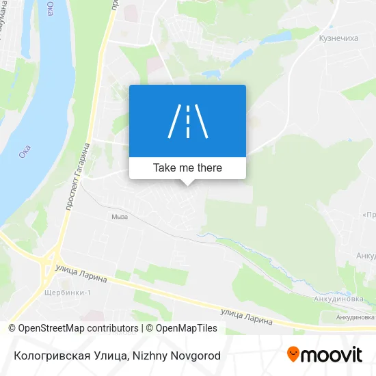 Кологривская Улица map