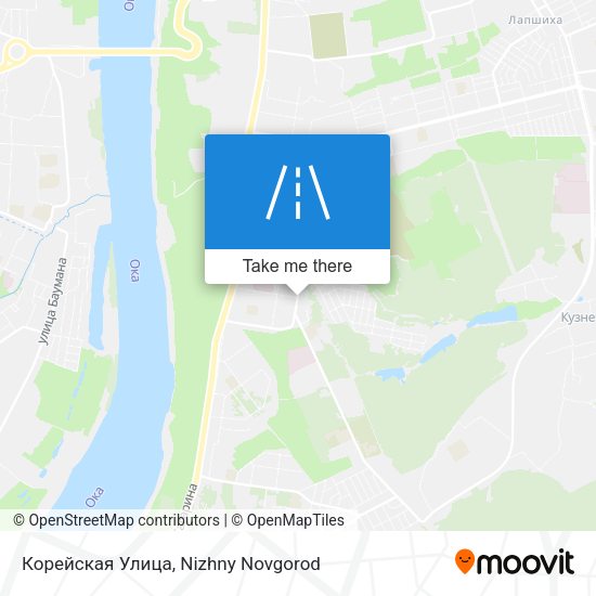 Корейская Улица map