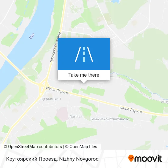 Крутоярский Проезд map