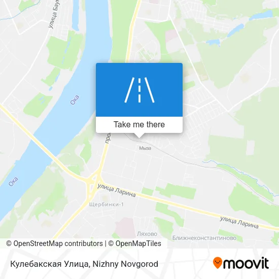 Кулебакская Улица map