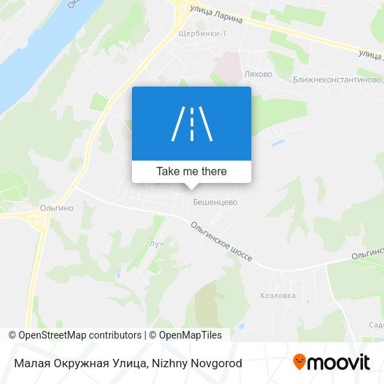 Малая Окружная Улица map