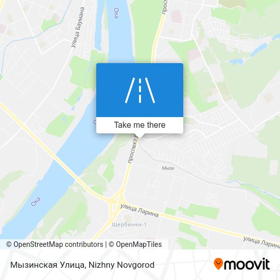 Мызинская Улица map