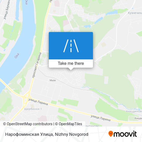 Нарофоминская Улица map