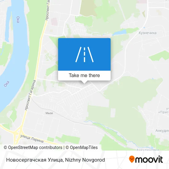 Новосергачская Улица map