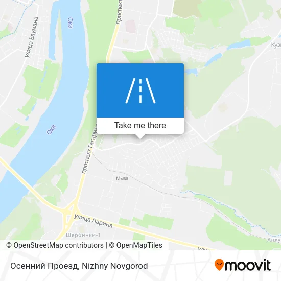 Осенний Проезд map