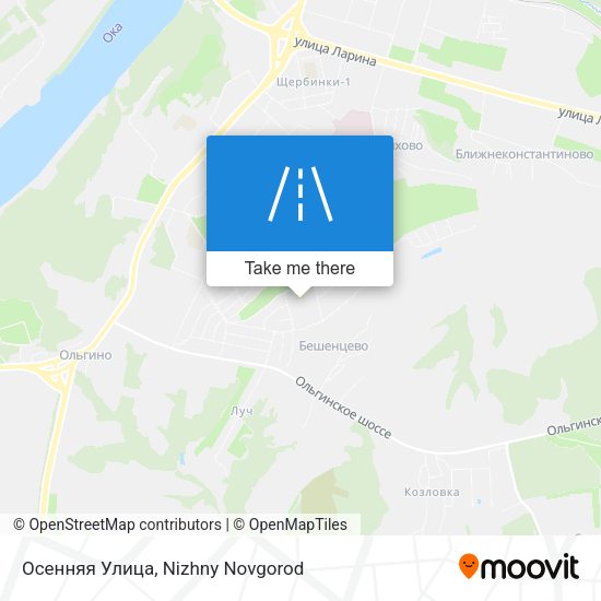 Осенняя Улица map