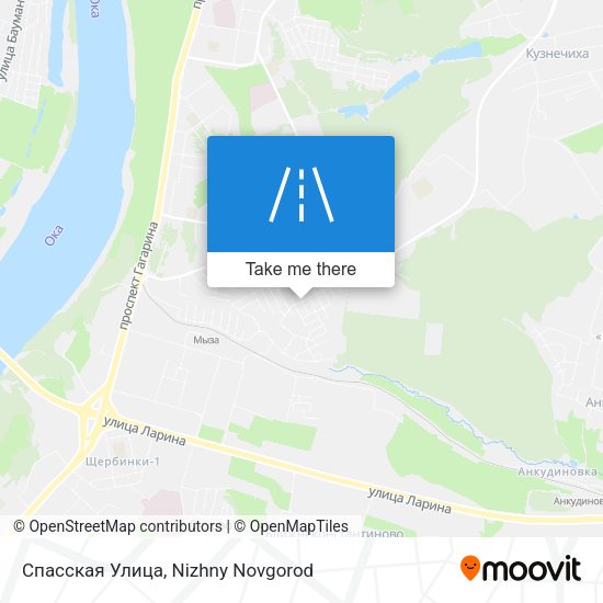 Спасская Улица map