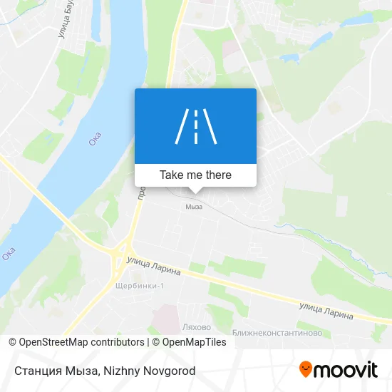 Станция Мыза map