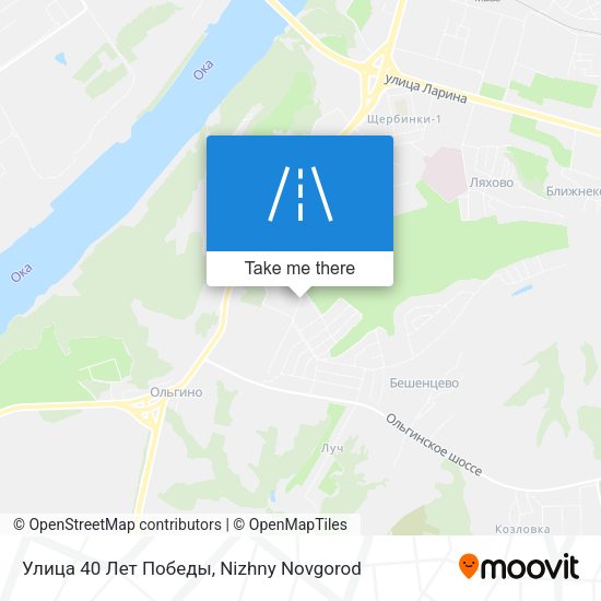 Улица 40 Лет Победы map