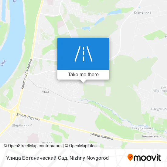 Улица Ботанический Сад map