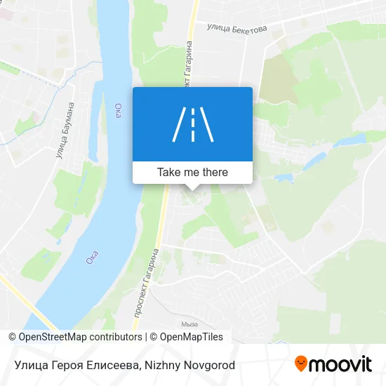 Улица Героя Елисеева map