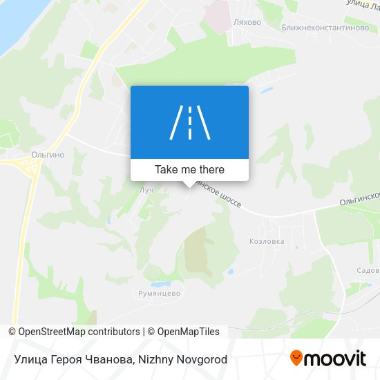 Улица Героя Чванова map