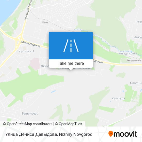 Улица Дениса Давыдова map