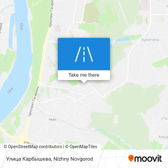 Улица Карбышева map