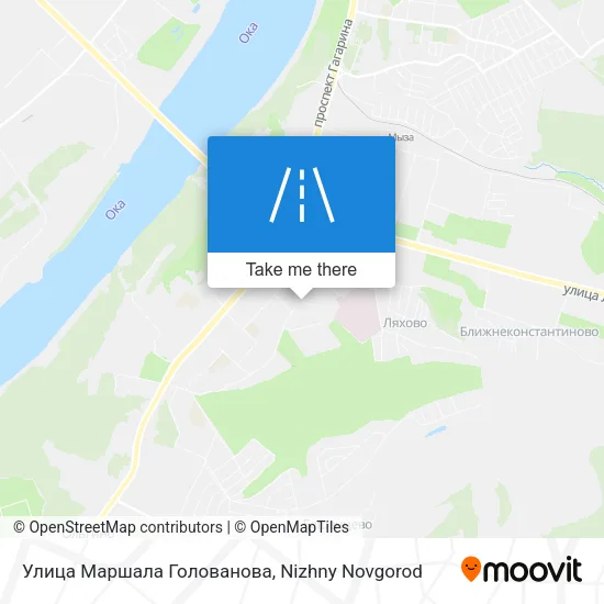 Улица Маршала Голованова map