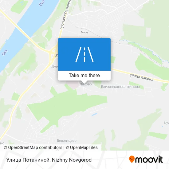 Улица Потаниной map