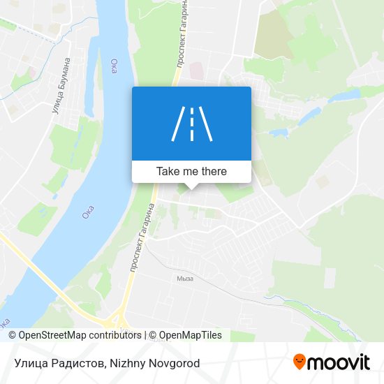 Улица Радистов map