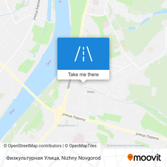 Физкультурная Улица map