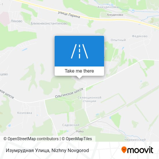 Изумрудная Улица map