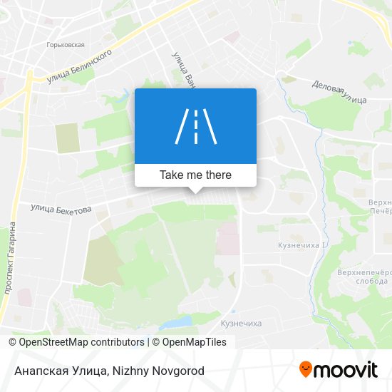 Анапская Улица map