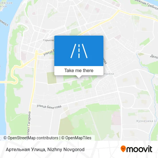 Артельная Улица map