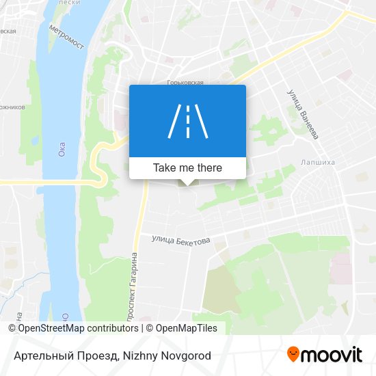 Артельный Проезд map