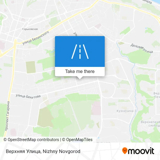 Верхняя Улица map