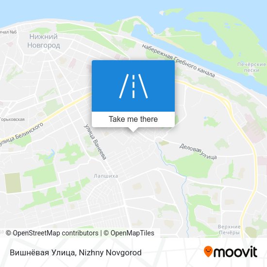Вишнёвая Улица map