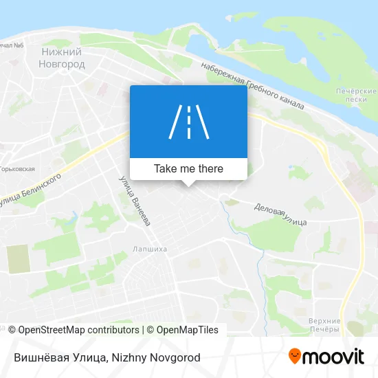 Вишнёвая Улица map