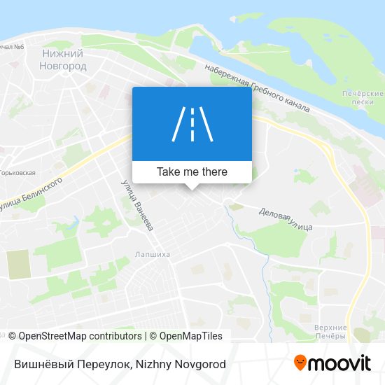 Вишнёвый Переулок map