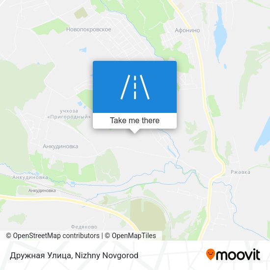 Дружная Улица map