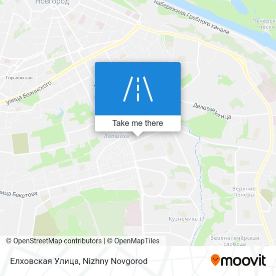 Елховская Улица map