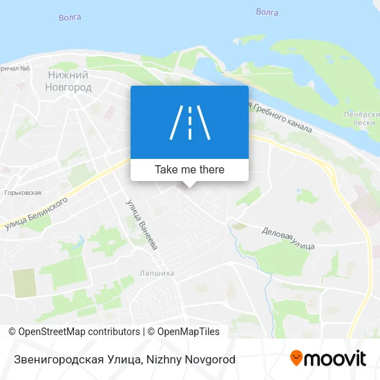 Звенигородская Улица map