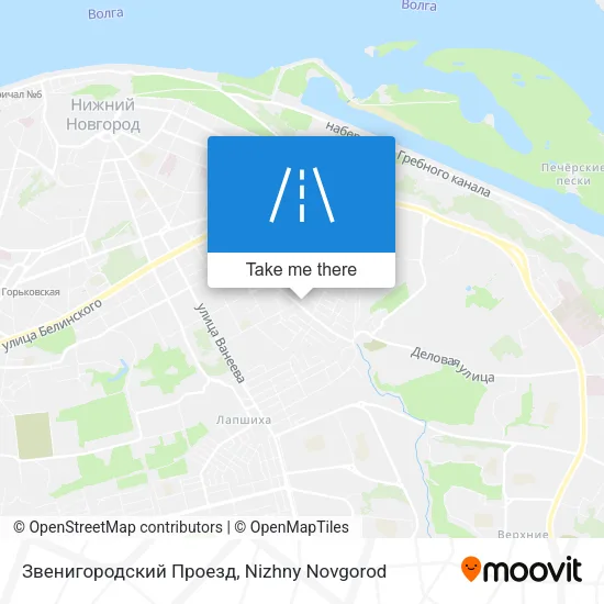 Звенигородский Проезд map