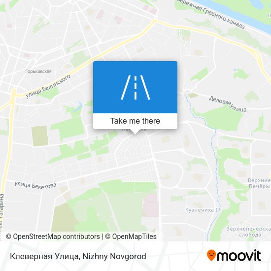 Клеверная Улица map