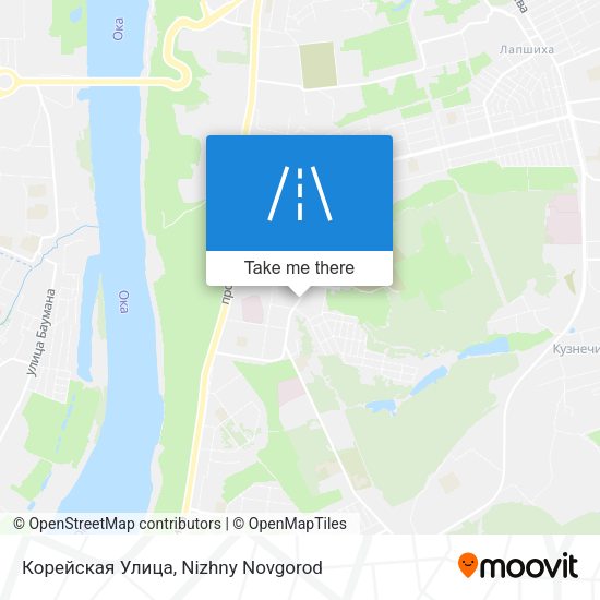 Корейская Улица map