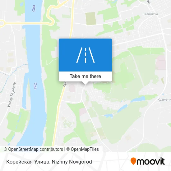 Корейская Улица map