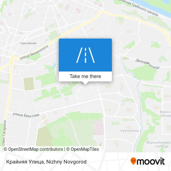 Крайняя Улица map