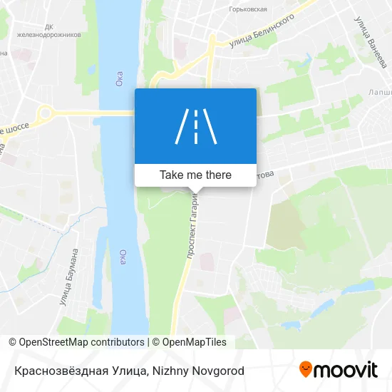 Краснозвёздная Улица map