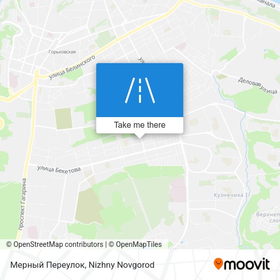Мерный Переулок map