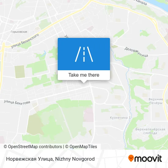 Норвежская Улица map