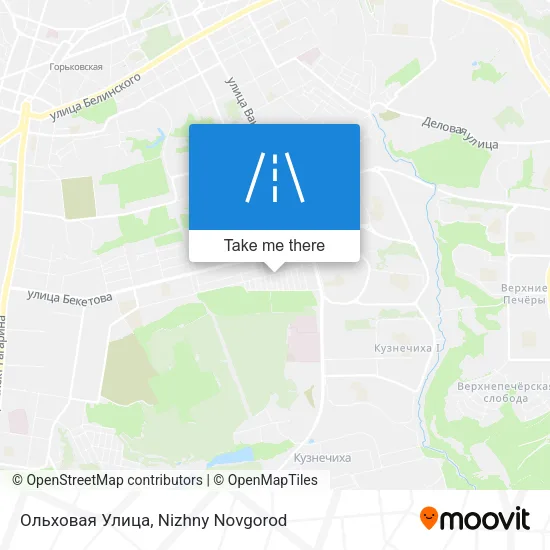 Ольховая Улица map